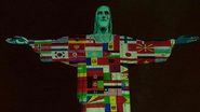 Cristo Redentor ganhou as cores de bandeiras - Instagram/travelvacationsperu