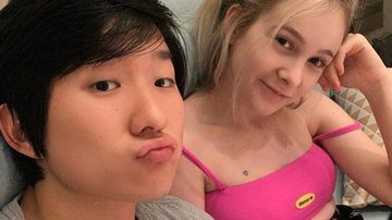 Pyong Lee já está em casa com a mulher, Sammy. - Instagram/PyongLee