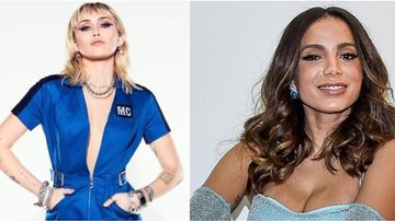 Miley Cyrus fez um convite especial para Anitta - Instagram: @mileycyrus/ Instagram: @anitta