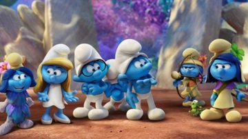 'A Vila Perdida' é uma das sequências da animação 'Os Smurfs' - Divulgação