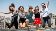 As atrizes Heslaine Vieira, Ana Hikari, Gabriela Medvedovski, Daphne Bozaski e Manoela Aliperti - Globo/Ramón Vasconcelos