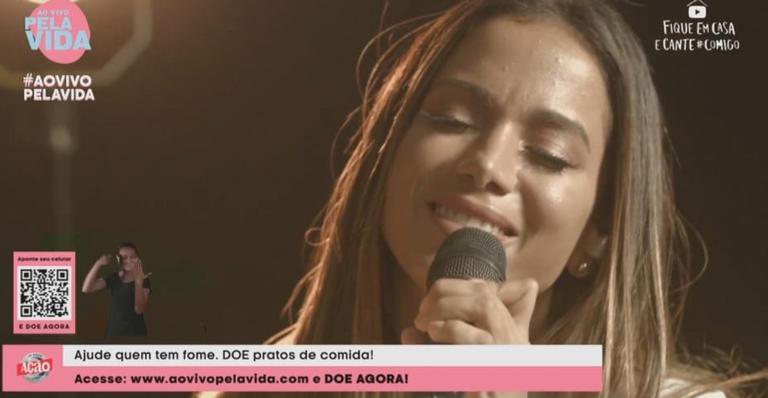 Anitta encerrou o festival 'Ao Vivo Pela Vida' - YouTube