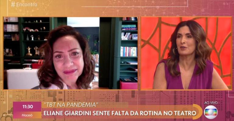 Eliana Giardini fala sobre pandemia - TV Globo