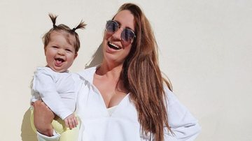 Danubia e a filha de 6 meses, Mia - Instagram/ @danubiasousa
