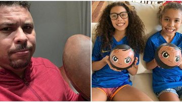 Ronaldo e as filhas Maria Alice e Maria Sofia - Instagram/@ronaldo
