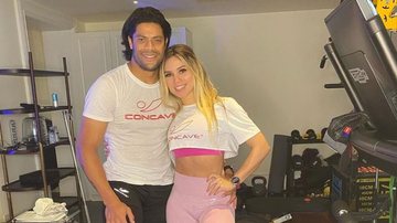 Hulk Paraíba posa ao lado da namorada em academia - Instagram/@hulkparaiba