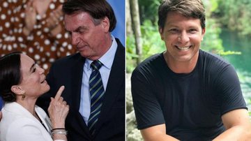 Bolsonaro, Regina Duarte e Mário Frias - Pablo Jacob/ Instagram