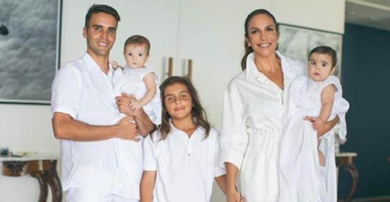 Daniel Cady e Ivete Sangalo são pais de Marcelo, e das gêmeas Helena e Marina - Instagram