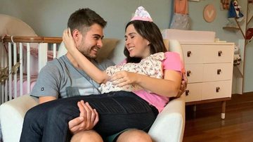 Tatá Werneck flagra Rafa Vitti e Clara Maria em momento pai e filha - Reprodução/Instagram