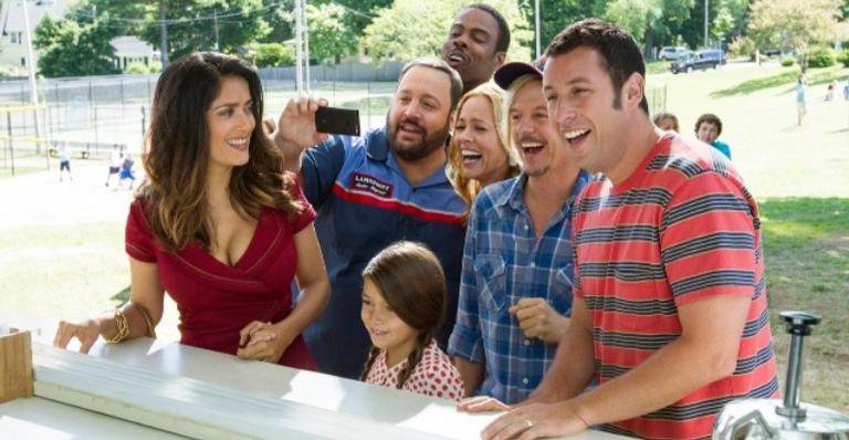 Adam Sandler, Kevin James e Chris Rock protagonizam 'Gente Grande 2' - Divulgação