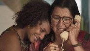 Cena de 'Amor de mãe' com Jéssica Ellen e Regina Casé - TV Globo