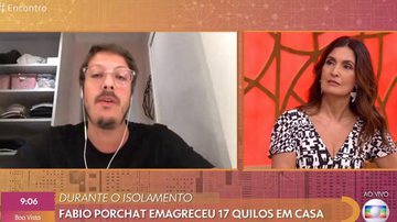 O artista conversou com Fátima Bernardes - TV Globo