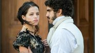 Domitila (Agatha Moreira) e Dom Pedro (Caio Castro) em cena de 'Novo Mundo' - Globo