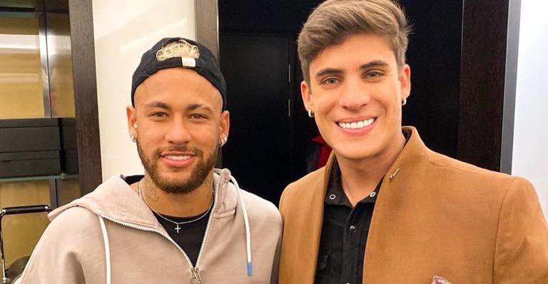 Neymar e Tiago Ramos, namorado de sua mãe - Instagram/ @tiagoramoss