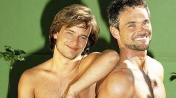 Kaique e Mateus posaram nu para a extinta revista gay 'G Magazine', em 2004 - G Magazine