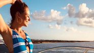 Paolla Oliveira lamenta saudades de ver o mar e relembra passeio de barco - Reprodução/Instagram