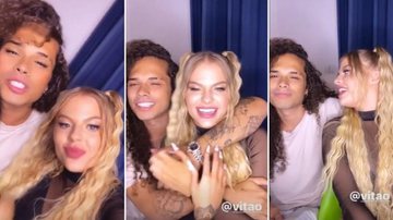 Vitão e Luísa Sonza no Instagram Story - Instagram/@luisasonza