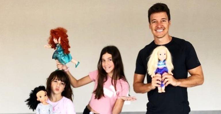 Rodrigo Faro faz homenagem emocionante para o aniversário das filhas - Reprodução/Instagram
