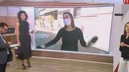 Jornalista da Globonews comete gafe durante link ao vivo - Reprodução/Globonews