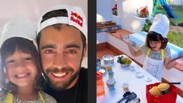 Pedro Scooby monta cozinha para Liz brincar: ''Agora ela quer ser cozinheira'' - Reprodução/Instagram