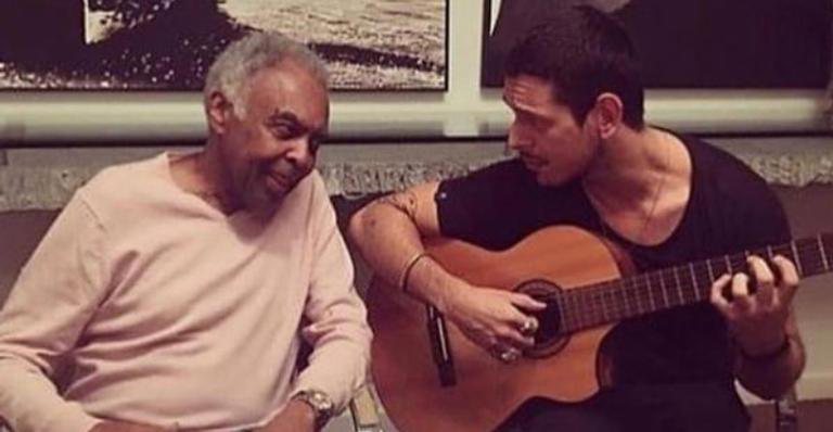 Gilberto Gil foi homenageado por João Vicente - Instagram/ @joaovicente27