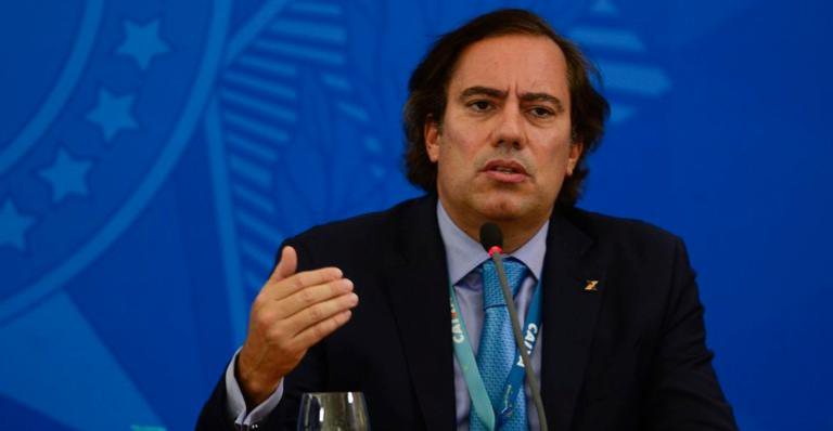 O presidente da Caixa, Pedro Guimarães, detalhou o processo - Marcello Casal Jr/Agência Brasil