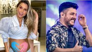 Flávia Viana apresentou a live de Bruno, da dupla com Marrone - Instagram/@flavia_viana/@brunodobem