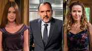Eliza, Germano e Gilda em 'Totalmente Demais' - Inácio Moraes/Gshow e João Miguel Júnior/Paulo Belote/Globo