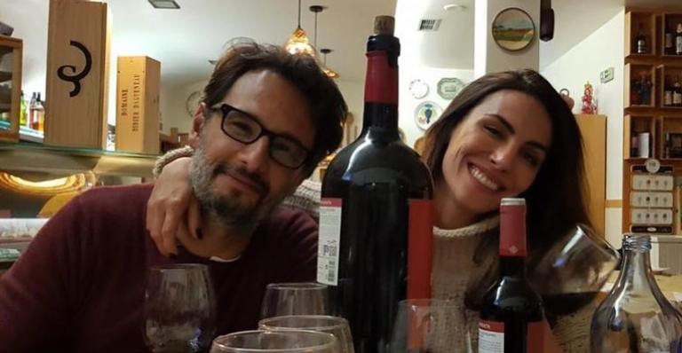Rodrigo e Mel em foto rara do casal - Instagram/@melfronck