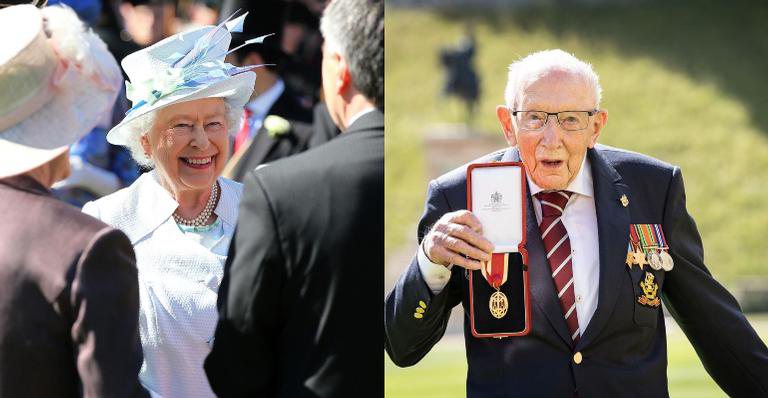 Rainha Elizabeth II consagra Tom Moore 'Sir' - Instagram/ @theroyalfamily