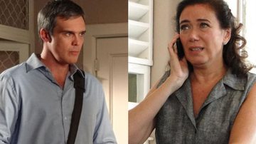 Lilia Cabral e Dalton Vigh estão no ar na reprise da novela das 21h - TV Globo