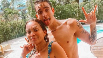 Solange Almeida e o filho Rafael Almeida, de 20 anos - Instagram/@solangealmeida