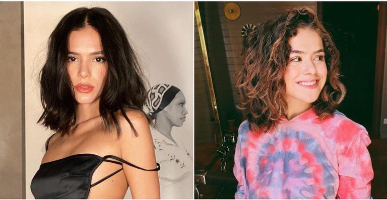 Bruna Marquezine e Maisa estão passando pela transição capilar - Instagram/@brunamarquezine/@maisa