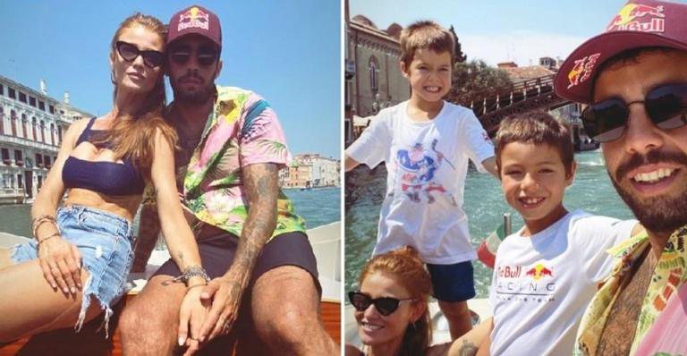 Scooby, Cintia, Dom e Bem estão curtindo a Itália - Instagram