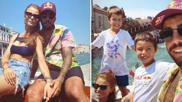 Scooby, Cintia, Dom e Bem estão curtindo a Itália - Instagram