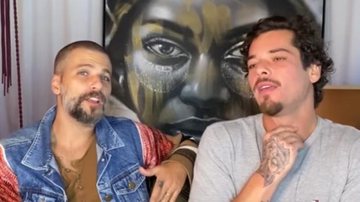Gianluca Baldacconi e Bruno Gagliasso falaram sobre segredos de família - Reprodução/YouTube