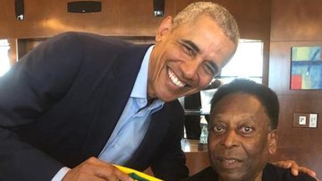 Pelé presta homenagem para Barack Obama no aniversário do político - Reprodução/Instagram