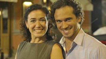 Griselda (Lilia Cabral) e Guaracy (Paulo Rocha) em 'Fina Estampa' - TV Globo/ Renato Rocha Miranda