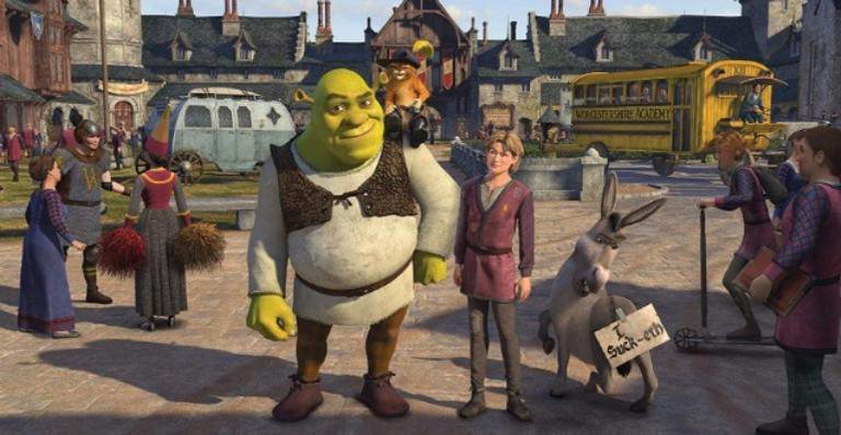 'Shrek' fez sucesso com sátiras de personagens famosos - Divulgação