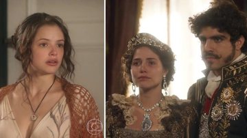 No embate com Leopoldina (Letícia Colin), Domitila (Agatha Moreira) usa as suas armas e diz ser o grande amor do imperador - TV Globo