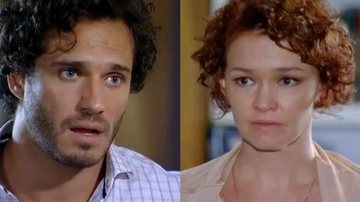 Paulo Rocha e Julia Lemmertz estão no ar na reprise da novela das 21h - TV Globo
