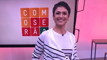 A jornalista Sandra Annenberg - Globo/Divulgação