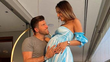 Marcelo Zangrandi e Flávia Viana deram à luz Gabriel, primeiro filho do casal - Instagram/@flavia_viana