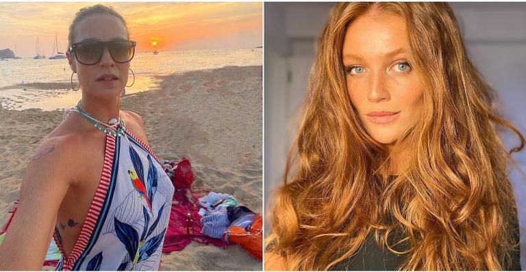 Luana Piovani falou sobre a modelo Cintia Dicker, atual de Pedro Scooby - Instagram/@luapio/@cintiadicker