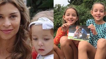 Antes e depois das gêmeas filhas de Ester em 'Flor do Caribe' - Globo/ Divulgação