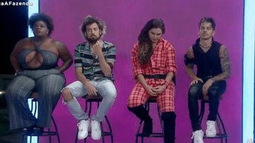 Jojo, Cartolouco, Luiza e Biel estão na Roça da semana - Record TV