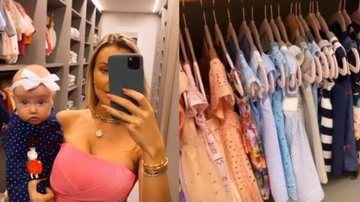 Ana Paula Siebert impressiona ao mostrar closet da filha - Instagram/@anapaulasiebert