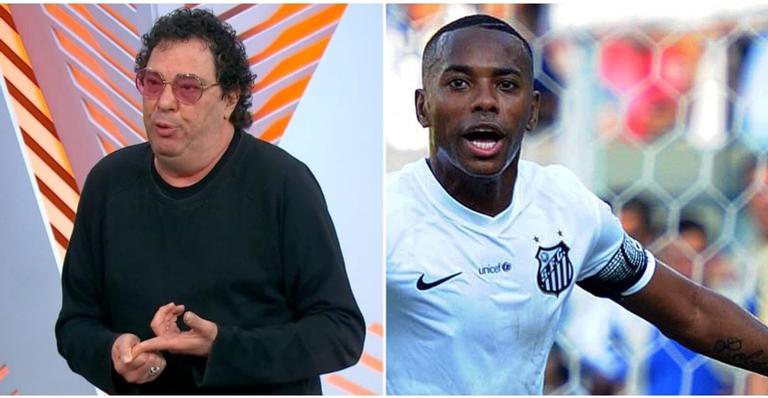 Casagrande falou sobre contratação de Robinho pelo Santos - TV Globo/Instagram