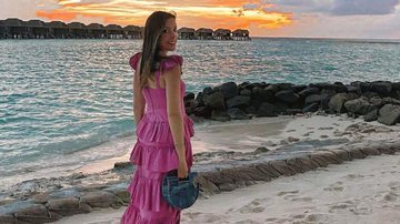 Fabiana Justus viaja para Maldivas e registra momento romântico - Instagram/ @fabianajustus