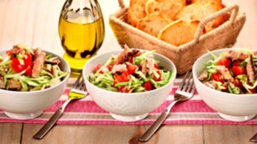 Salada de Abobrinha com Sardinha - Divulgação